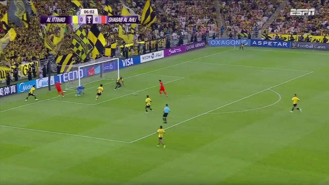 ویدیو: گل اول شباب الاهلی به الاتحاد توسط سردار آزمون