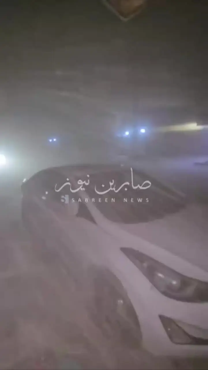تصاویری از طوفان ناگهانی در کربلا